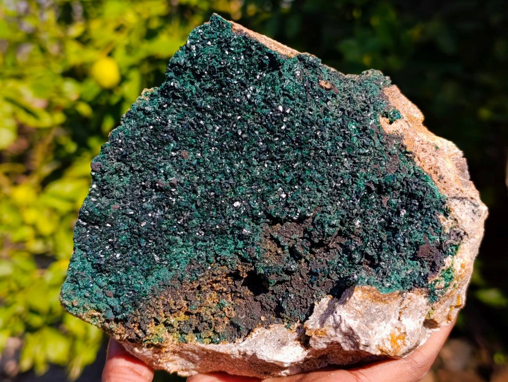 Natural Crystalline Malachite Specimen x 1 From Congo - Toprock Gemstones and Minerals 