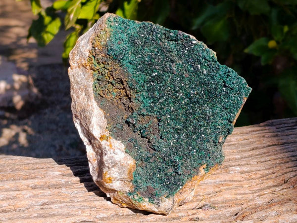 Natural Crystalline Malachite Specimen x 1 From Congo