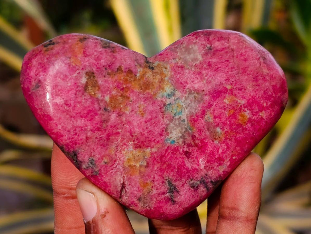 Polished Rhodonite Free Forms x 4 From Rhusinga, Zimbabwe - Toprock Gemstones and Minerals 