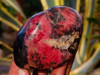 Polished Rhodonite Free Forms x 4 From Rhusinga, Zimbabwe - Toprock Gemstones and Minerals 