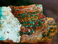 Natural Drusy Coated Chrysocolla Specimens x 2 From Lupoto Mine, Congo - Toprock Gemstones and Minerals 