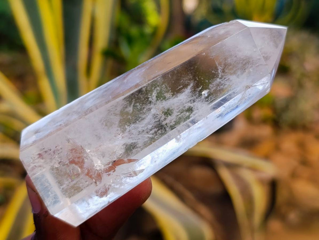 Polished Clear Quartz Crystals x 6 From Madagascar - Toprock Gemstones and Minerals 