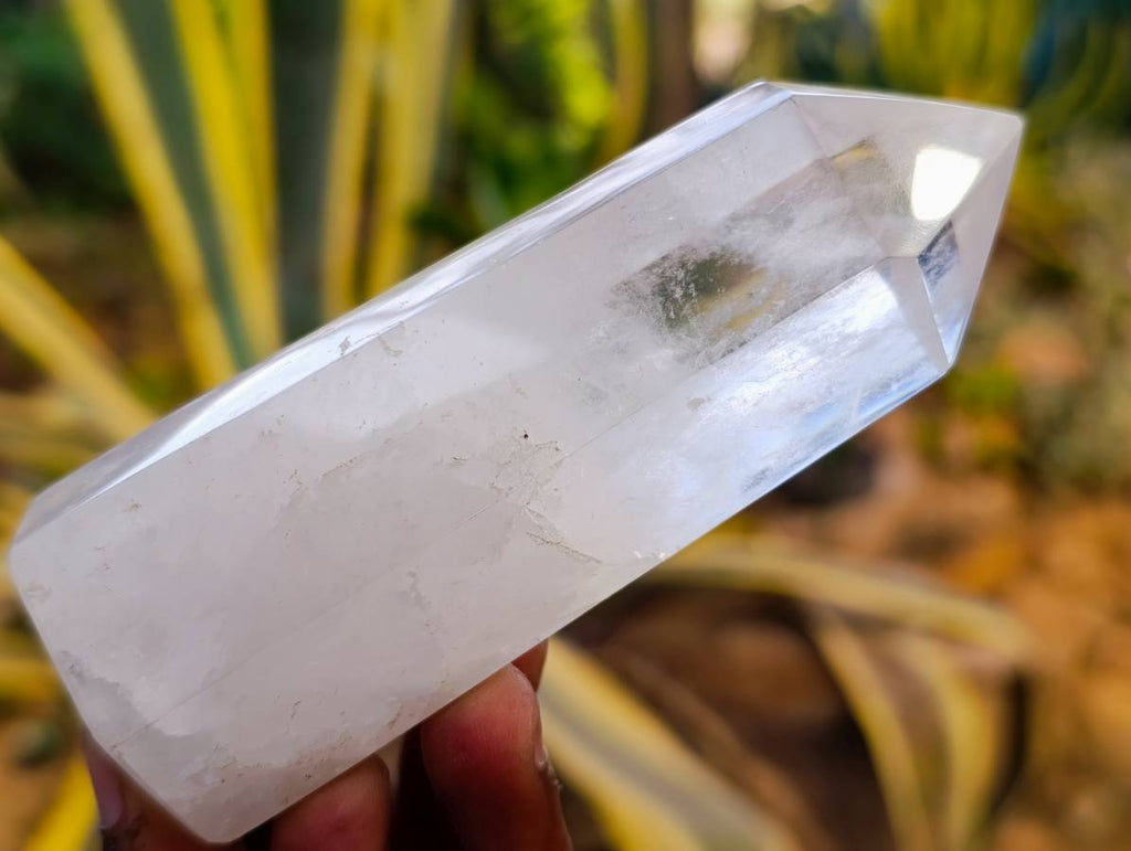 Polished Clear Quartz Crystals x 6 From Madagascar - Toprock Gemstones and Minerals 