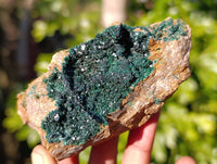 Natural XX Rare Crystalline Malachite Specimens x 3 From Congo