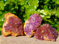 Natural Amethystos Amethyst Plates x 24 From Kwaggafontein, South Africa