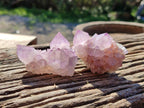 Natural Amethyst Spirit Quartz Clusters x 12 From Boekenhouthoek, South Africa - Toprock Gemstones and Minerals 