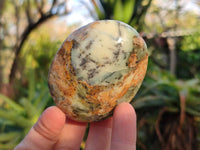 Polished Dendritic Opal Palm Stones x 6 From Moralambo, Madagascar - Toprock Gemstones and Minerals 
