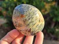 Polished Dendritic Opal Palm Stones x 6 From Moralambo, Madagascar - Toprock Gemstones and Minerals 