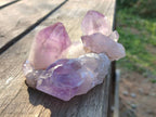 Natural Jacaranda Amethyst Quartz Crystals x 12 From Mumbwa, Zambia - Toprock Gemstones and Minerals 