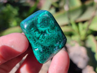 Polished Flower Banded Malachite Tumbled Stones x 35 From Congo - Toprock Gemstones and Minerals 