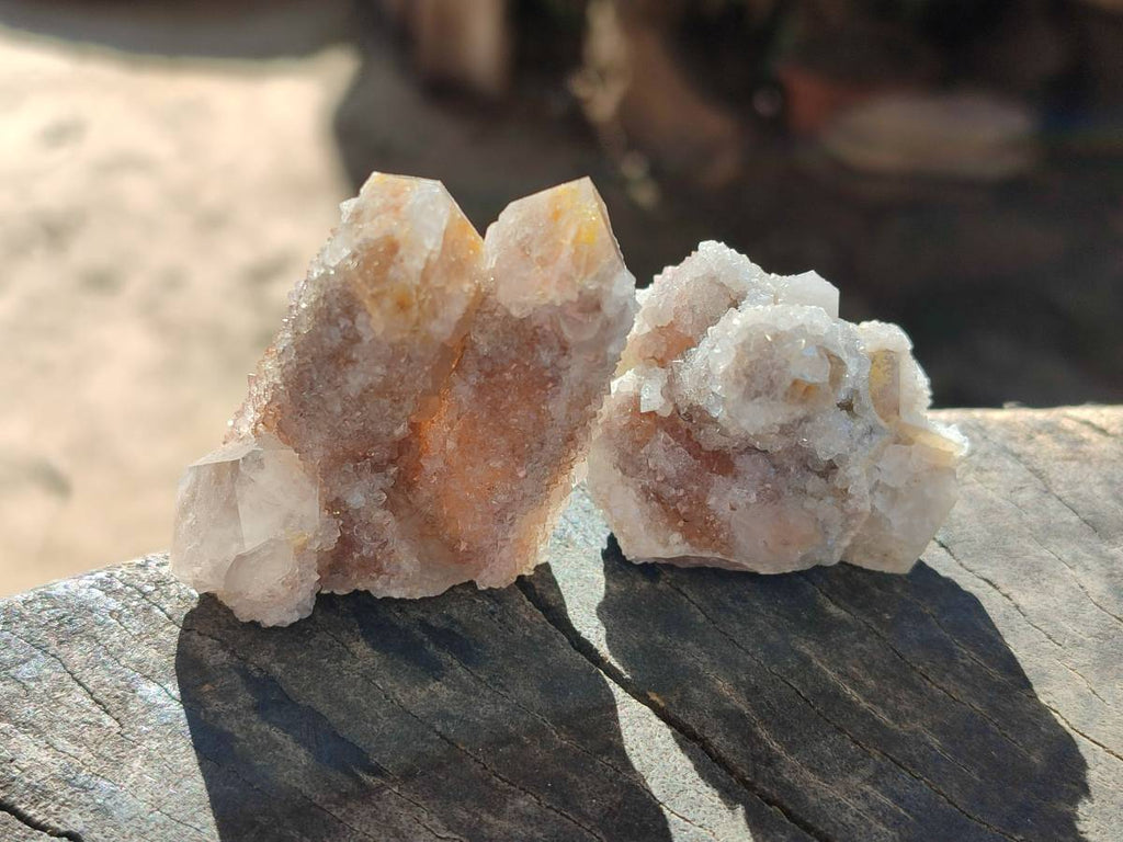 Natural Fairy Spirit Quartz Clusters x 12 From Boekenhouthoek, South Africa - Toprock Gemstones and Minerals 