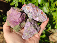 Natural Stichtite Cobbed Specimens x 12 From Barberton, South Africa - Toprock Gemstones and Minerals 