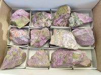 Natural Stichtite Cobbed Specimens x 12 From Barberton, South Africa - Toprock Gemstones and Minerals 