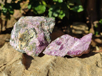 Natural Stichtite Cobbed Specimens x 12 From Barberton, South Africa - Toprock Gemstones and Minerals 
