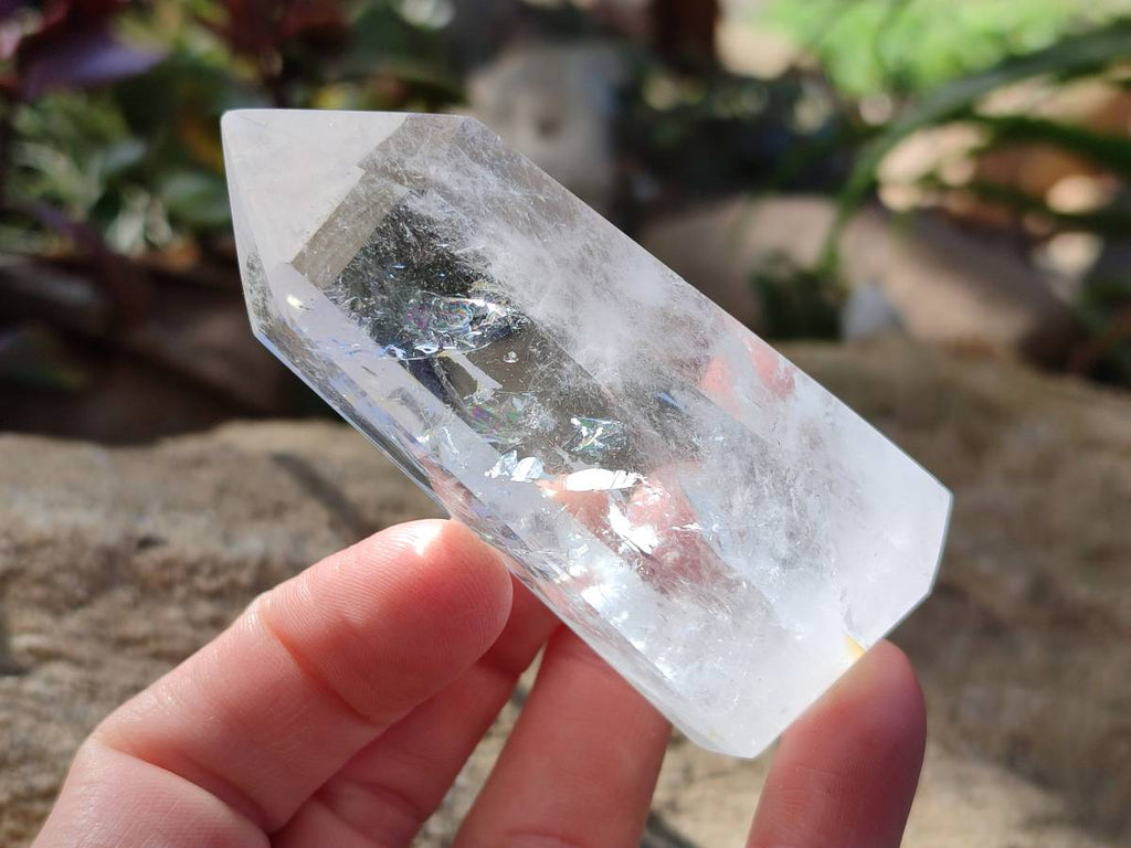 Polished Clear Quartz Crystals x 12 From Madagascar - Toprock Gemstones and Minerals 