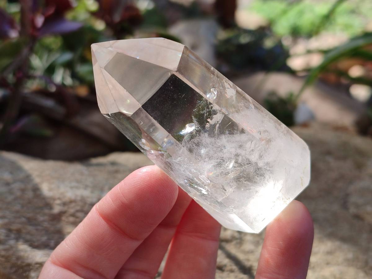 Polished Clear Quartz Crystals x 12 From Madagascar - Toprock Gemstones and Minerals 