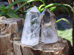 Polished Clear Quartz Crystals x 12 From Madagascar - Toprock Gemstones and Minerals 