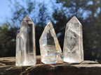 Polished Clear Quartz Crystals x 12 From Madagascar - Toprock Gemstones and Minerals 