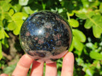 Polished Iolite Spheres x 2 From Ambatofinandrahana, Madagascar - Toprock Gemstones and Minerals 