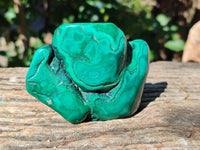 Polished Flower Banded Malachite Free Forms x 6 From Congo - Toprock Gemstones and Minerals 