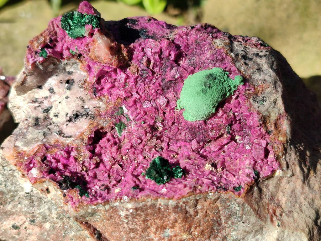 Natural Drusy Salrose on Dolomite Matrix Specimens x 2 From Kakanda, Congo - Toprock Gemstones and Minerals 