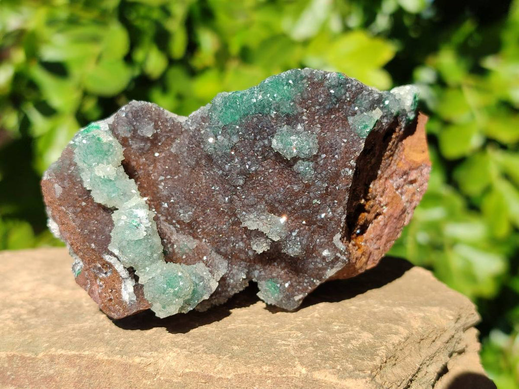 Natural Ball Malachite On Quartz Matrix Specimens x 3 From Kambove, Congo - Toprock Gemstones and Minerals 