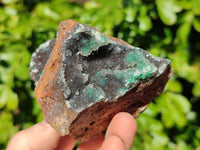 Natural Ball Malachite On Quartz Matrix Specimens x 3 From Kambove, Congo