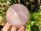 Polished Rose Quartz Spheres x 2 From Madagascar - Toprock Gemstones and Minerals 