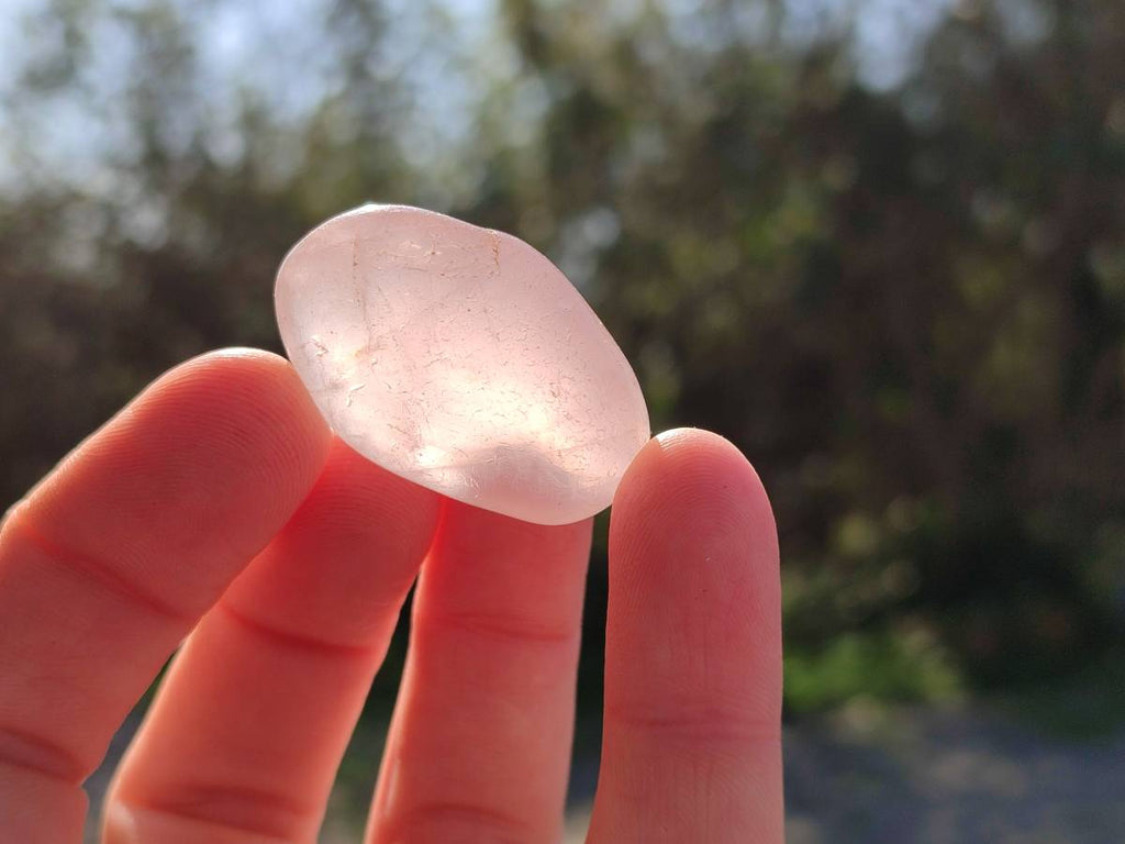 Polished Rose Quartz Tumbled Stones - sold per 1 kg - From South Africa - Toprock Gemstones and Minerals 