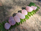 Polished Rose Quartz Tumbled Stones - sold per 1 kg - From South Africa - Toprock Gemstones and Minerals 