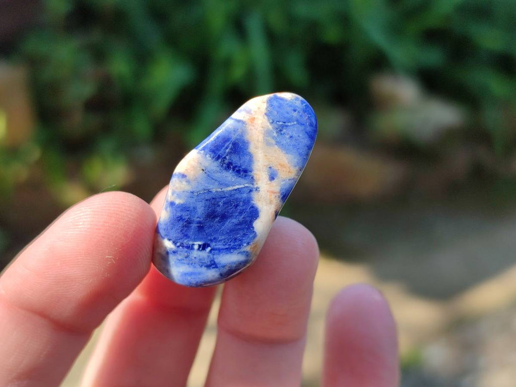 Polished Sodalite Tumbled Stones - Sold Per Kg - From Namibia - Toprock Gemstones and Minerals 