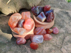 Polished Red Sashe River Agate Tumbled Stones - sold per 1 kg - From Zimbabwe - Toprock Gemstones and Minerals 