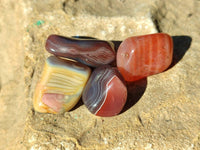 Polished Red Sashe River Agate Tumbled Stones - sold per 1 kg - From Zimbabwe - Toprock Gemstones and Minerals 