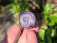 Polished Chevron Amethyst Tumble Stones - Sold per Kg - From Zambia - Toprock Gemstones and Minerals 