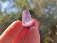 Polished Chevron Amethyst Tumble Stones - Sold per Kg - From Zambia - Toprock Gemstones and Minerals 