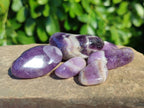 Polished Chevron Amethyst Tumble Stones - Sold per Kg - From Zambia - Toprock Gemstones and Minerals 