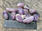 Polished Chevron Amethyst Tumble Stones - Sold per Kg - From Zambia - Toprock Gemstones and Minerals 