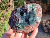 Natural Ball Malachite On Dolomite Matrix Specimens x 2 From Kambove, Congo