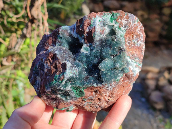 Natural Ball Malachite On Dolomite Matrix Specimens x 2 From Kambove, Congo