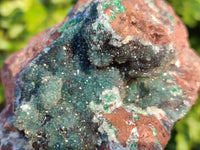 Natural Ball Malachite On Dolomite Matrix Specimens x 2 From Kambove, Congo