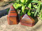 Polished Banded Tiger Iron Points x 6 From Northern Cape, South Africa - Toprock Gemstones and Minerals 