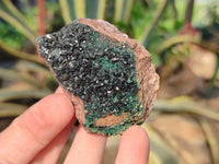 Natural Super Rare Crystalline Malachite Specimens x 6 From Congo - Toprock Gemstones and Minerals 