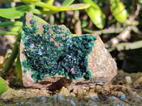 Natural Super Rare Crystalline Malachite Specimens x 6 From Congo - Toprock Gemstones and Minerals 