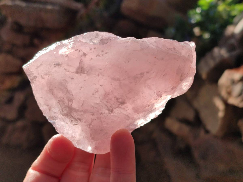 Natural Pink Rose Quartz Cobbed Specimens x 12 From North Cape, South Africa - Toprock Gemstones and Minerals 
