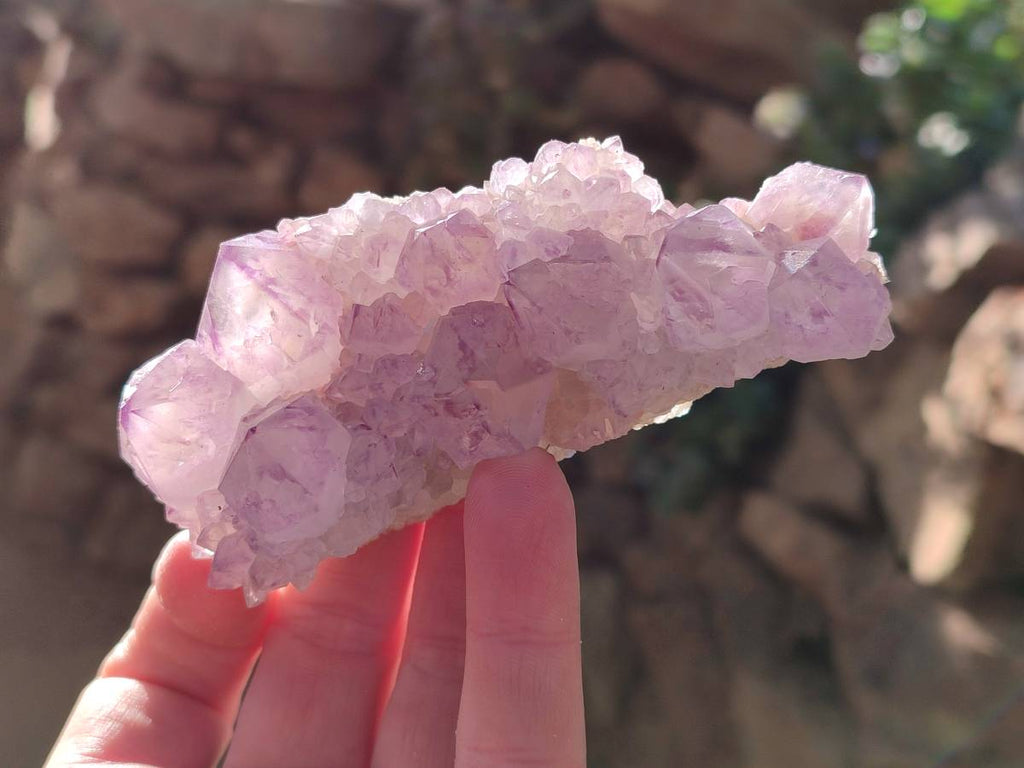 Natural Sunburst Amethyst Spirit Quartz Clusters x 6 From Boekenhouthoek, South Africa - Toprock Gemstones and Minerals 