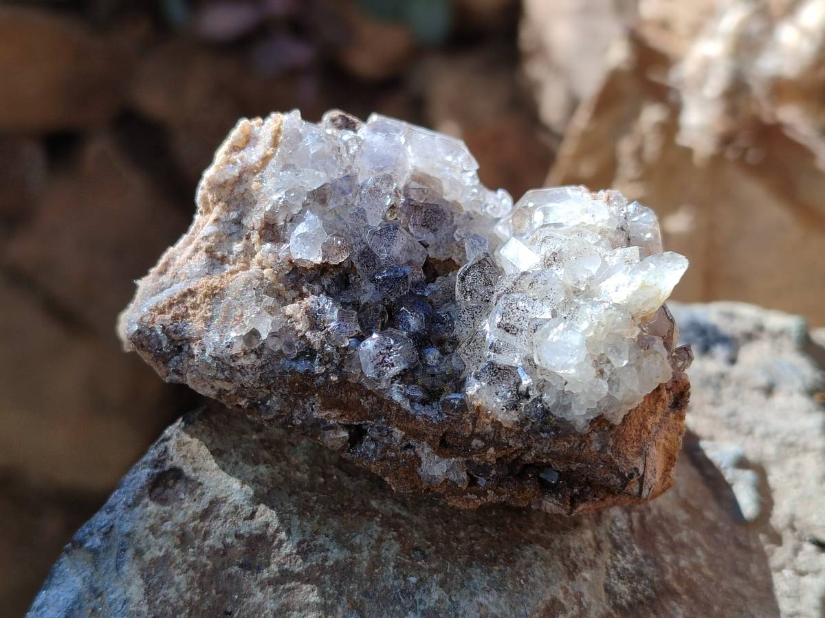 Natural Golden Limonite Quartz Clusters x 36 From Solwezi, Zambia - Toprock Gemstones and Minerals 