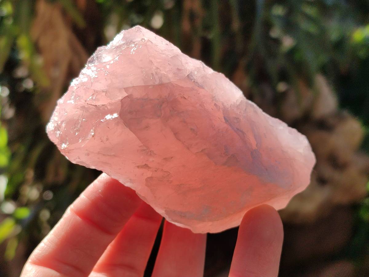 Natural Pink Rose Quartz Cobbed Specimens x 24 From North Cape, South Africa - Toprock Gemstones and Minerals 