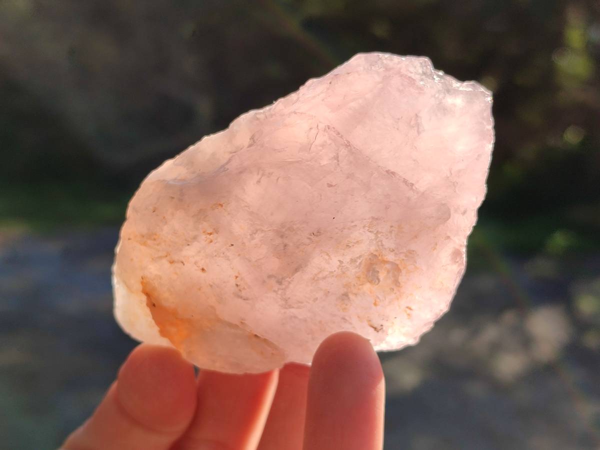 Natural Pink Rose Quartz Cobbed Specimens x 24 From North Cape, South Africa - Toprock Gemstones and Minerals 