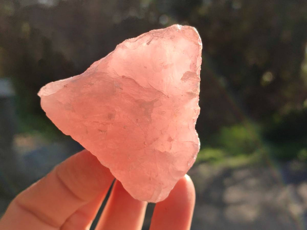 Natural Pink Rose Quartz Cobbed Specimens x 24 From North Cape, South Africa - Toprock Gemstones and Minerals 