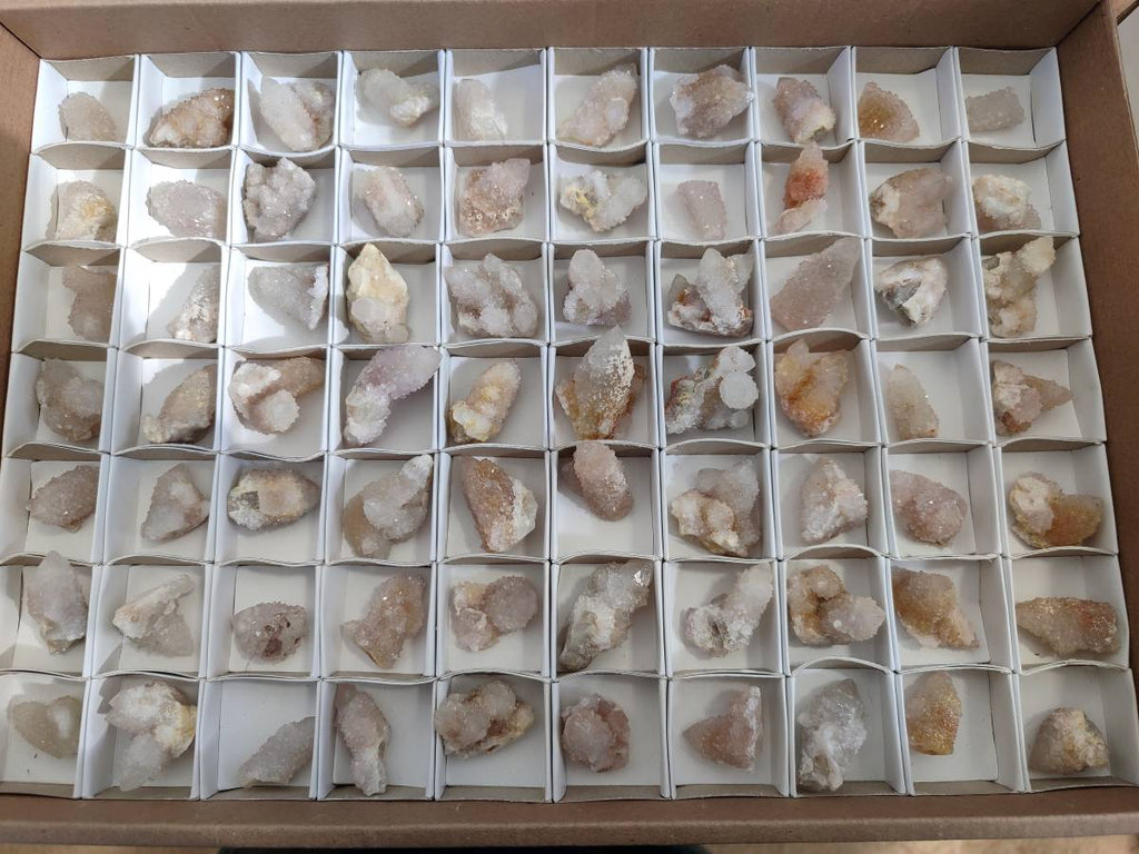 Natural Golden Limonite Coated Spirit Quartz Clusters x 70 From Boekenhouthoek, South Africa - Toprock Gemstones and Minerals 